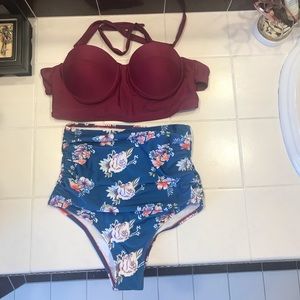 2 piece swim suit